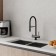 IDDIS ACE kitchen mixer, filter and flexible pour, graphite color