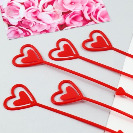 Holder for the postcard bouquet "Red", 34cm-1
