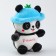 Soft toy "Panda in a panama", 20 cm