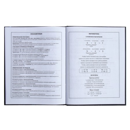 Universal diary for grades 1-11, 48 sheets "bunnies", hard cover, matte lamination, foil embossing, selective mother-of-pearl varnish-8