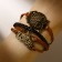 Bracelet "Magic of Signs" owl and infinity, l = 17 cm, color brown-red