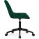 Computer chair Chester Metal/velor, black/green 49x60x84 cm