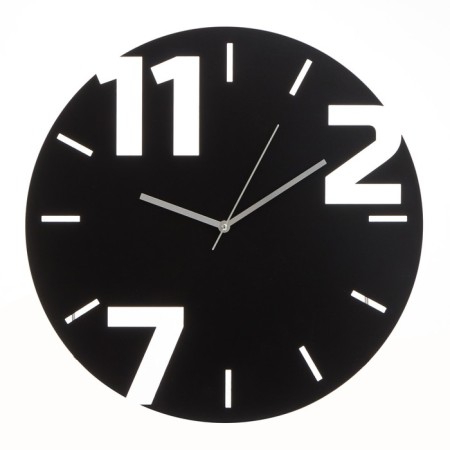 Wall watches of metal "3 digits", silent, d-40 cm, aa-1