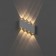 Facade lamp "Ray", FSD-012, 8 W, 3000K, 4 rays, IP65, 220 V, metal, white