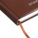 Dated diary 2024, A5, 176 sheets, Attomex.orion, Bumvinyl cover, Lasse, Blok 70 g/m2, brown