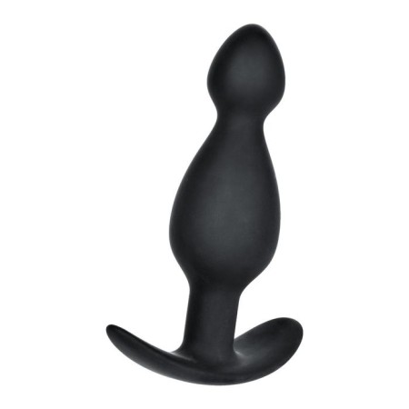 Anal plug Toyfa A-Toys, silicone, black color, 11.5 cm, d = 3.5 cm-1