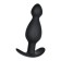 Anal plug Toyfa A-Toys, silicone, black color, 11.5 cm, d = 3.5 cm