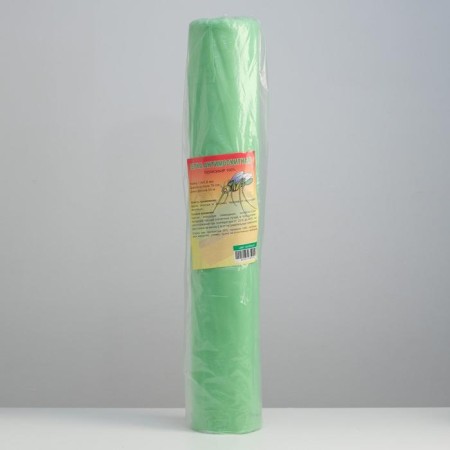Antimoscate grid for windows and doors, width - 75 cm, green color (in a roll 50 m)-1