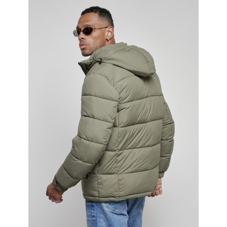 Sports male winter, size 58, khaki color-8