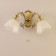 Sconces Citilux "Latur" CL413421, 24x20 cm, 2x75W, e27, brown color