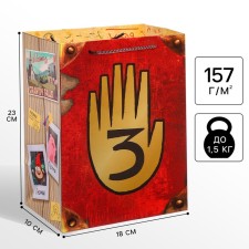 Gift package, 18x23x10 cm, packaging, gravity farz