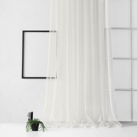 Tulle "Woodstock", size 300x270 cm, ivory color