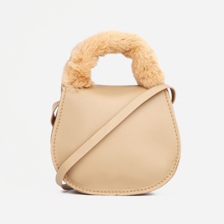 Baby bag on fasting, beige color-1