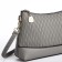 Bag Cross-Bodi with a zipper, gray color