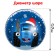 Puzzle in the Christmas tree “Blue Tractor. New Year's gift "