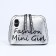 Bag Cross-Bodi with a zipper, silver color