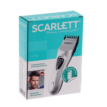 SCARLETT SC-160 hair cutting machine, 6 watts, silver color-2