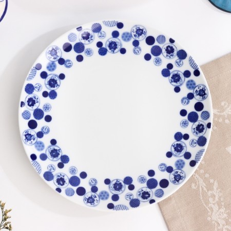 Plate "Romance Prose", D-200mm, Neo Gzhel