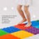 Modular massage rug orthodon "Thorns", hard, mix color
