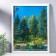 Photo frame 30x40 281g white with gold (plastic screen)
