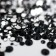 Decor for creativity Glass "Rhubates truncated cone. Black" D = 1.5-6.5 mm set 1000 pcs