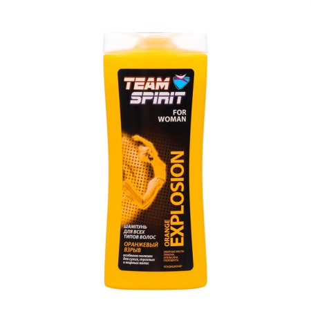 Gift kit Women's TEAM Spirit Orange Explosion: Shampoo, 250 ml + shower gel, 250 ml-3