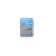 Velcro mop nozzle, flat microfiber, blue/white color, 40 cm