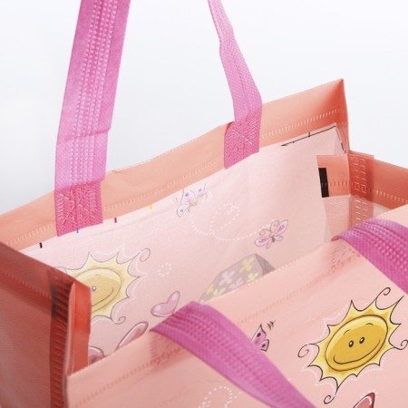 Baby bag without fastening, pink color-2