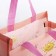 Baby bag without fastening, pink color