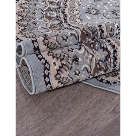Oval Merinos Sierra carpet, size 200x300 cm, color Blue-Brown 2-3