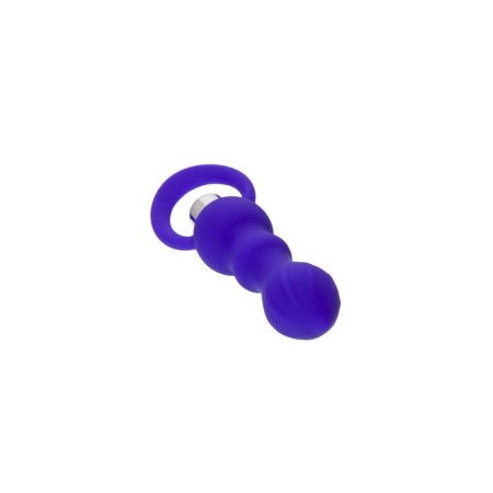 Anal sleeve Todo by Toyfa Curvy, silicone, purple, 14 cm, Ø 3.2 cm-3