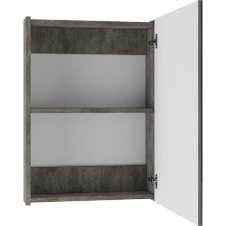 Mirror Bathroom Cabinet Iceberg Dream 50, Concrete-2
