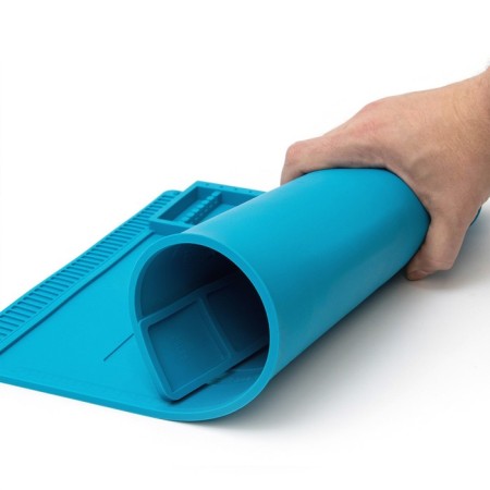 Heat -resistant silicone watch rug, non -sliding, 45 x 30 cm-5