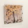 Carty clock is wall-mounted, interior "tree", silent, 30 x 40 cm