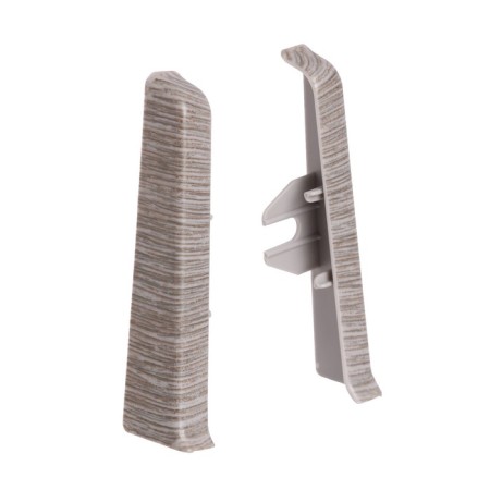 End (pair) for skirting boards 85mm "decoration", 210 oak ash