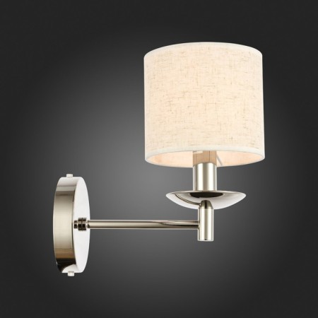 Wall lamp ST LUCE. SL1752.101.01. Pilonne. 1x40 W, E14, 15x29 cm, Nickel color-4