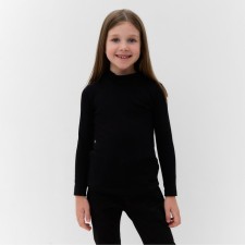 Jumper for a girl (thermo), black color, height 116-122