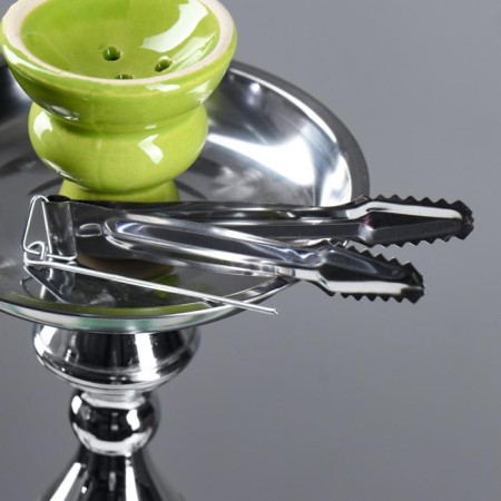 Hookah "Stars", 52 cm, 2 tubes, green-4