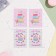 Set of mini -postcard "wishes - 1" craft, 40 pieces, 5 x 7 cm