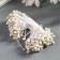 Stamens for artificial flowers "Drops white" (set 130 pcs) length 6 cm