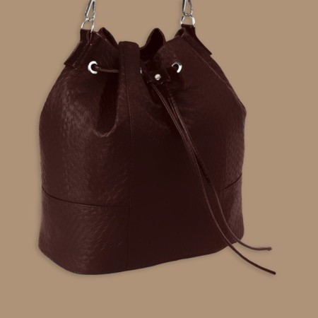 Bag for a bag, 85 × 0.8 cm, brown/silver color-1