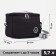 Tarmosuma with a zipper 5.7 l, a long belt, black color
