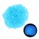 Interior decor, 300 pcs, luminous, 14 x 11 mm, blue