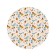 Pareo and beach rug "Flinking butterflies", D = 150 cm