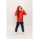 Sports suit for girls ise, height 122-128 cm, red color, blue