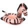 Zebra sailing raft, 85 x 55 cm, color mix