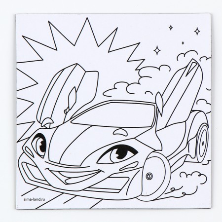 Magnet coloring "Call", 10 × 10 cm-1