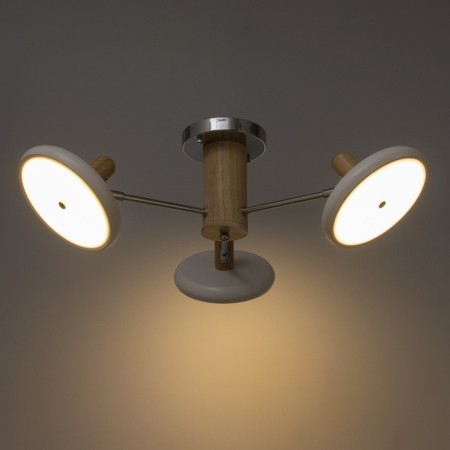 Julia chandelier 3XLED 72W 3000-6000K Belo-chromovy 62x62x22 cm-2