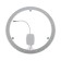 LED module with a driver, 230 mm, 36 W, 2880 lm, 6500k, white, 220 B