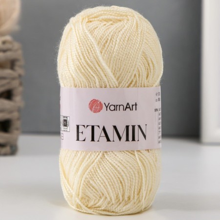 Yarn "etamin" 100% acrylic 180m/30g (423 ecrew)